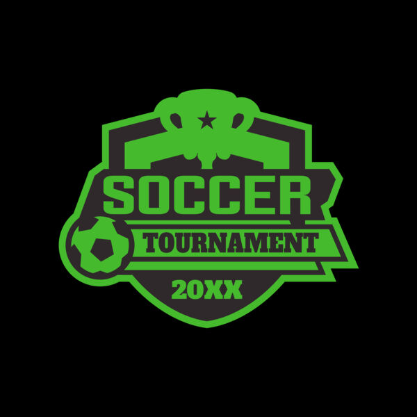 Soccer Tournament logo template 02 Thumbnail