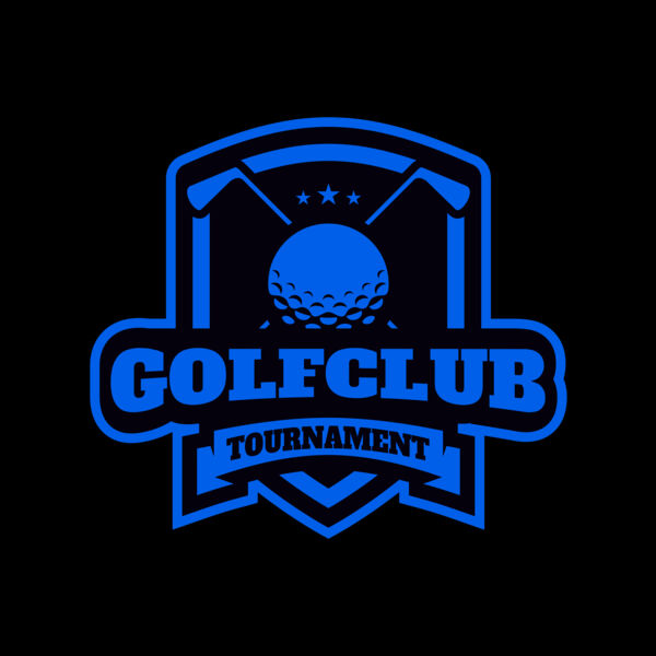 Golf Club Tournament logo template 03 Thumbnail
