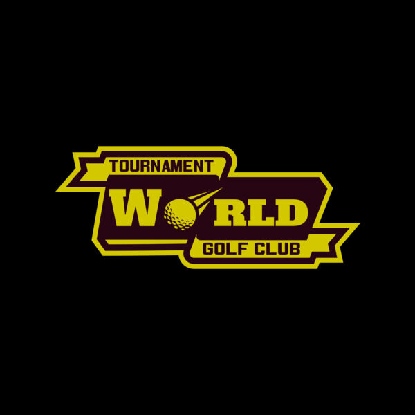 World Tournament Golf club logo template Thumbnail