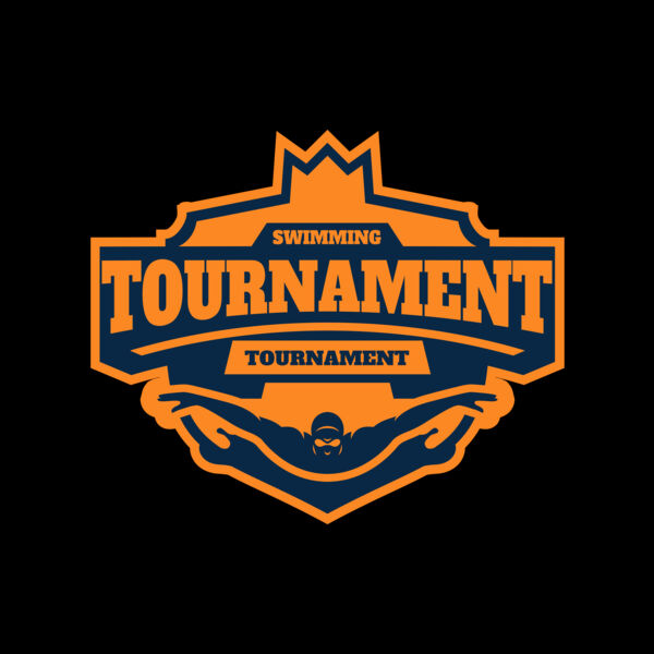 Swimming Tournament logo template Thumbnail