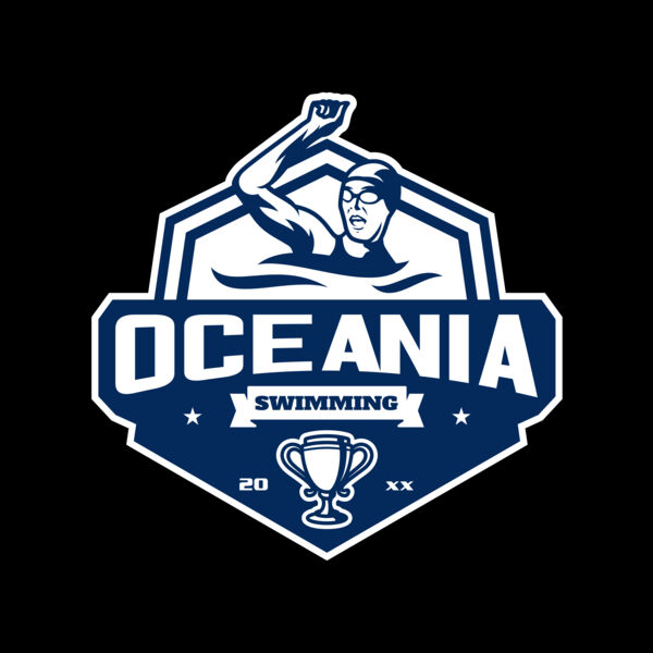 Oceania Swimming logo template Thumbnail