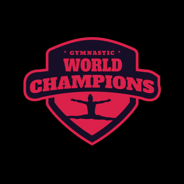 Gymnastic World Champions logo template Thumbnail