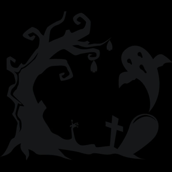 Spooky Scene Border (0921) Thumbnail