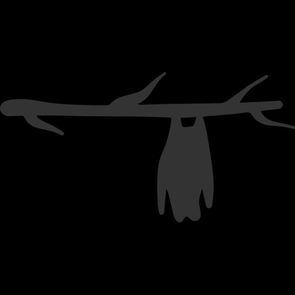 Bat on Branch (0864) Thumbnail