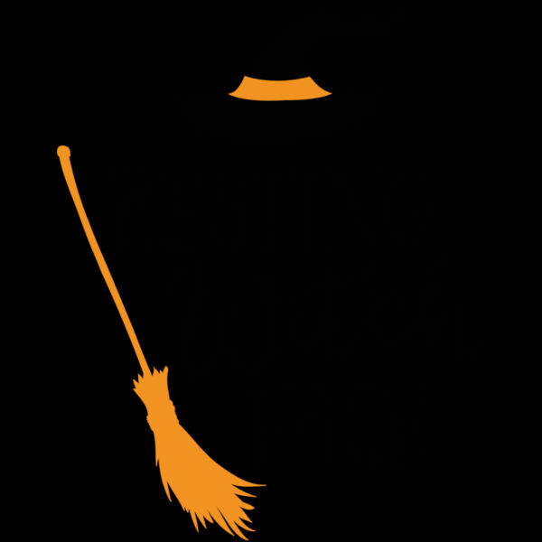 Resting Witch Face Broom (0857) Thumbnail
