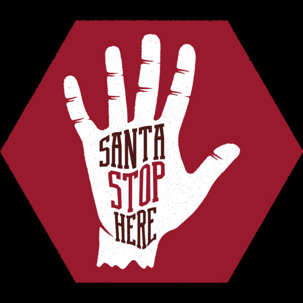 Santa Stop Here Hand (0724) Thumbnail