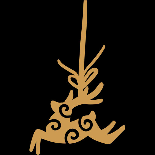 Reindeer Ornament (0535) Thumbnail