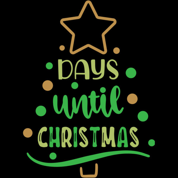 Days Until Christmas Bold (0758) Thumbnail