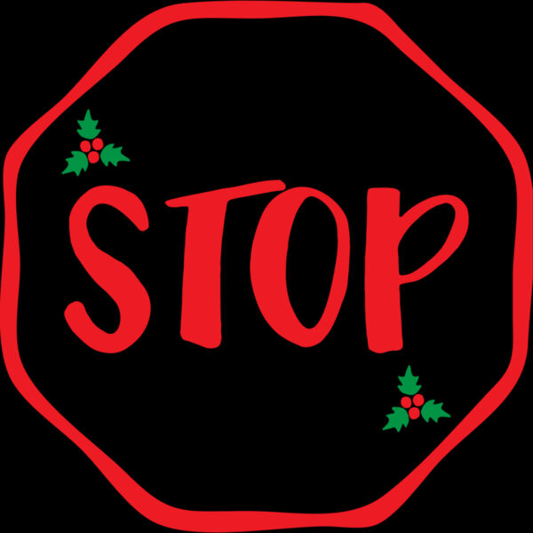 Santa Stop Here Bold (0725) Thumbnail
