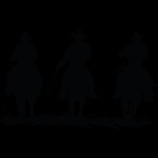 Cowboys Silhouette (1081) Thumbnail