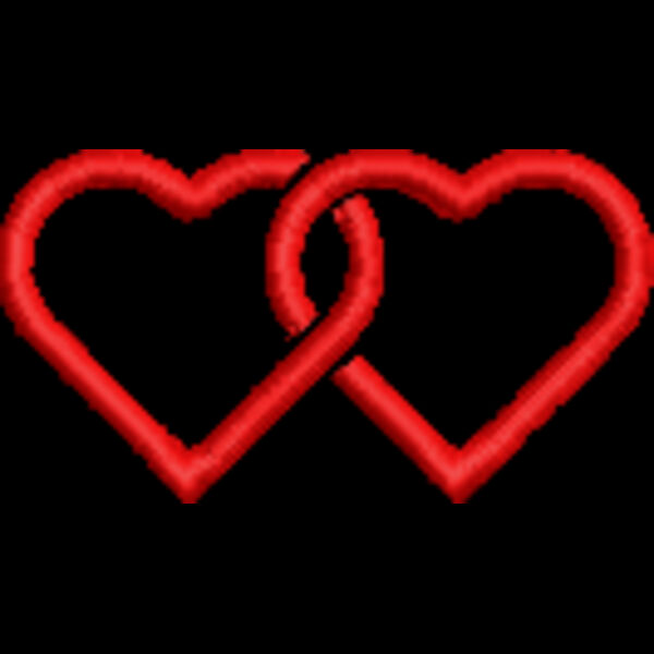 Hearts chain 1.4 inches (0343) Thumbnail