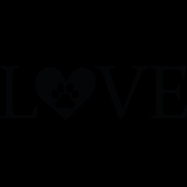 LOVE Paw Print (1042) Thumbnail