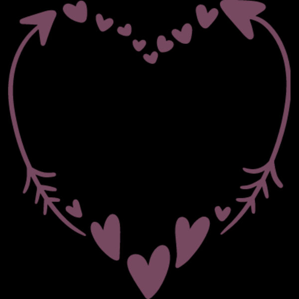 Doodle Arrows Heart (1009) Thumbnail