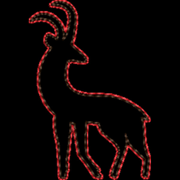 Deer Line Art (0326) Thumbnail