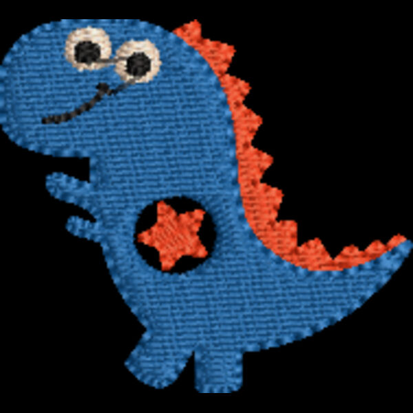 Dino with Star (0239) Thumbnail