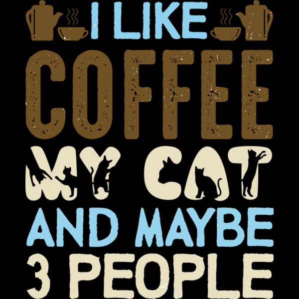 I Like Coffee, Cat, 3 People (0223) Thumbnail