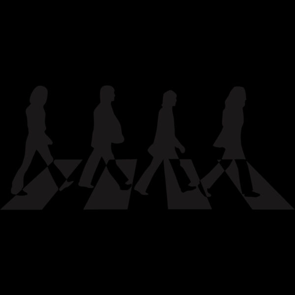Abbey Road Walk Silhouette Thumbnail