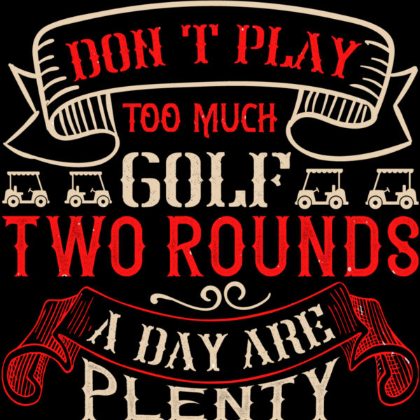Two Rounds A Day Golf Quote Thumbnail