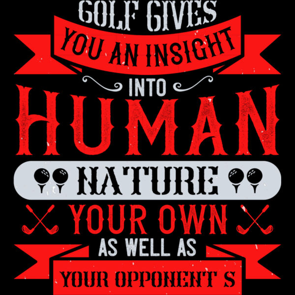 Human Nature Golf Quote Thumbnail