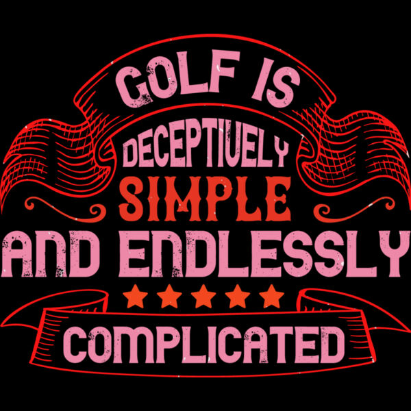 Simple & Complicated Golf Quote Thumbnail