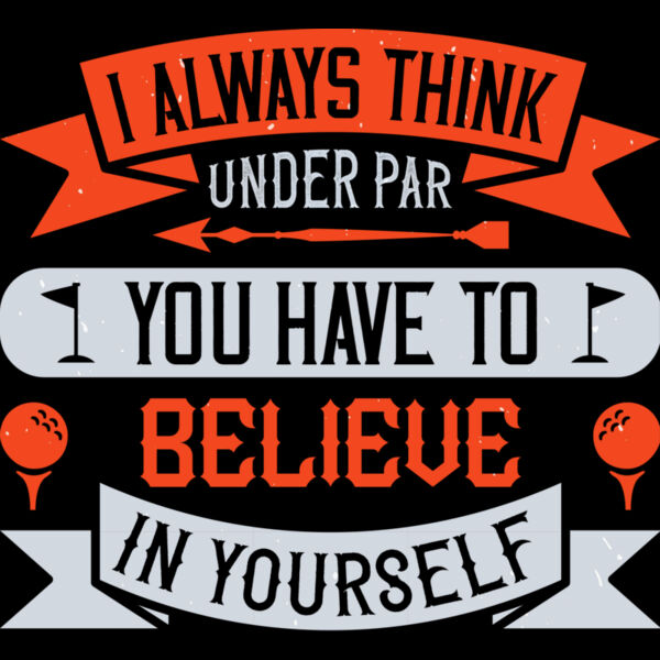 Think Under Par Golf Quote Thumbnail