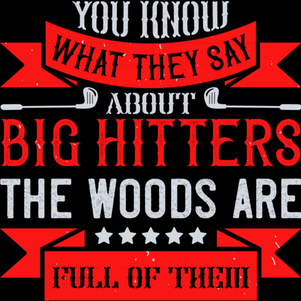 Big Hitters Golf Funny Thumbnail