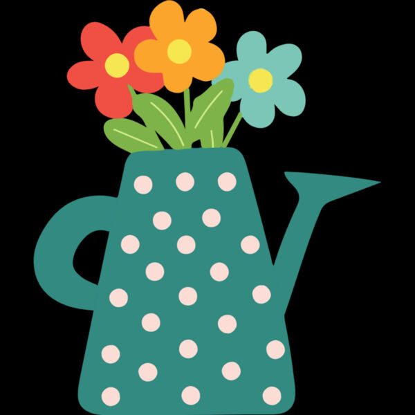 Spring Flower Bloom on Watering Can Thumbnail