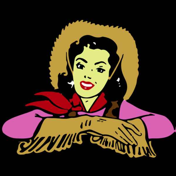 Retro Cowgirl (1074) Thumbnail