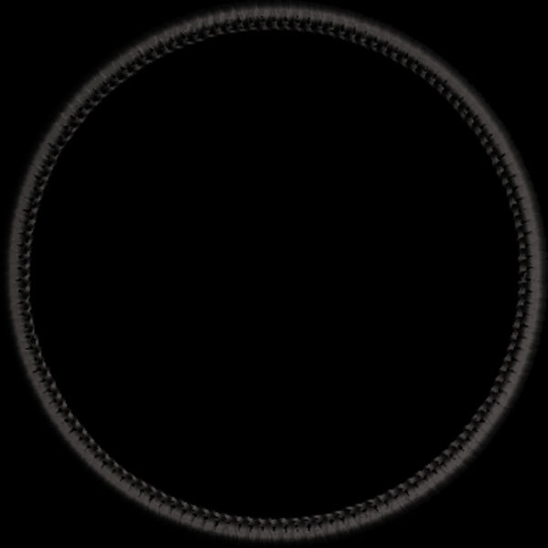 Marrow like patch border 4 inch circle Thumbnail