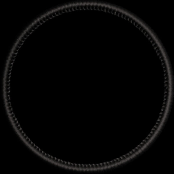 Marrow like patch border 2.5 inch circle Thumbnail
