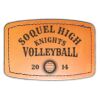Faux Leather Engravable Patch - Curved Rectangle Thumbnail