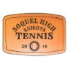 Faux Leather Engravable Patch - Curved Rectangle Thumbnail