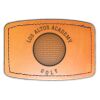 Faux Leather Engravable Patch - Curved Rectangle Thumbnail