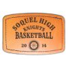 Faux Leather Engravable Patch - Curved Rectangle Thumbnail