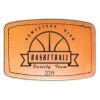 Faux Leather Engravable Patch - Curved Rectangle Thumbnail