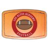 Faux Leather Engravable Patch - Curved Rectangle Thumbnail