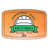 Faux Leather Engravable Patch - Curved Rectangle Thumbnail