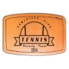 Faux Leather Engravable Patch - Curved Rectangle Thumbnail