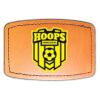 Faux Leather Engravable Patch - Curved Rectangle Thumbnail