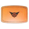 Faux Leather Engravable Patch - Curved Rectangle Thumbnail