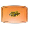 Faux Leather Engravable Patch - Curved Rectangle Thumbnail