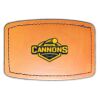 Faux Leather Engravable Patch - Curved Rectangle Thumbnail