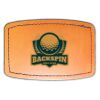 Faux Leather Engravable Patch - Curved Rectangle Thumbnail