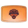 Faux Leather Engravable Patch - Curved Rectangle Thumbnail