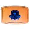 Faux Leather Engravable Patch - Curved Rectangle Thumbnail