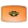 Faux Leather Engravable Patch - Curved Rectangle Thumbnail