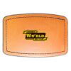 Faux Leather Engravable Patch - Curved Rectangle Thumbnail