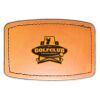Faux Leather Engravable Patch - Curved Rectangle Thumbnail