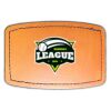 Faux Leather Engravable Patch - Curved Rectangle Thumbnail