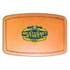 Faux Leather Engravable Patch - Curved Rectangle Thumbnail